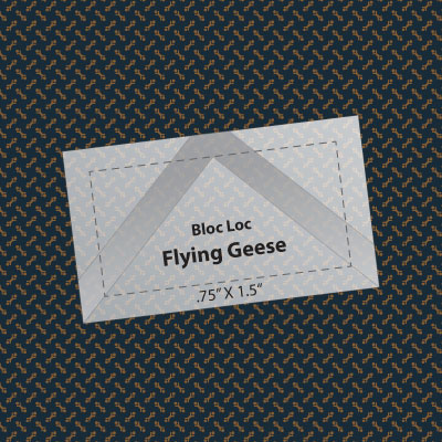 Bloc Loc Flying Geese Ruler .75" x 1.5"