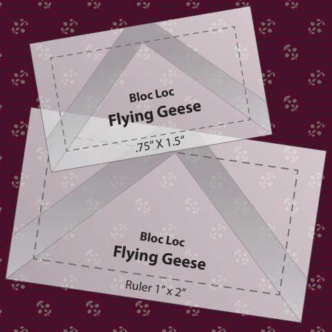 Bloc Loc Flying Geese Ruler Combo
