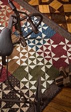 Yellow Creek Quilt Designs Kindred Spirits Pinwheel Puzzle pattern