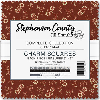 Stephenson County Charm Squares – Yellow Creek Quilt Designs
